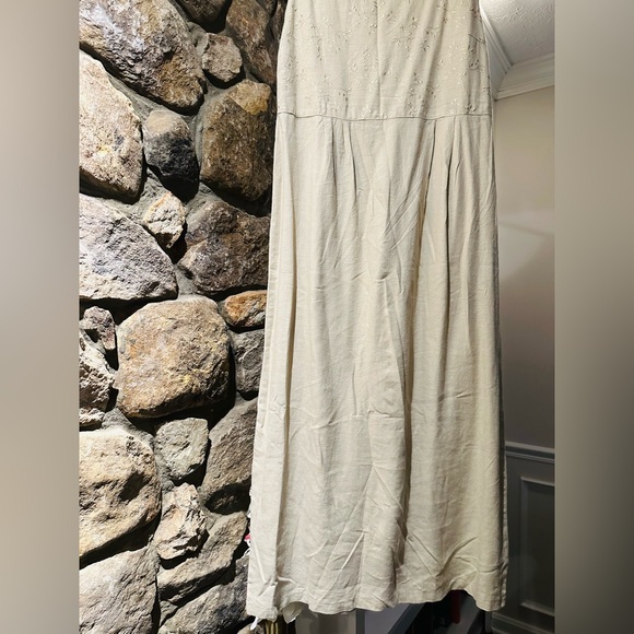 90s Kathie Lee Linen Sleeveless Dress. Size M. Excellent condition. - Picture 8 of 13